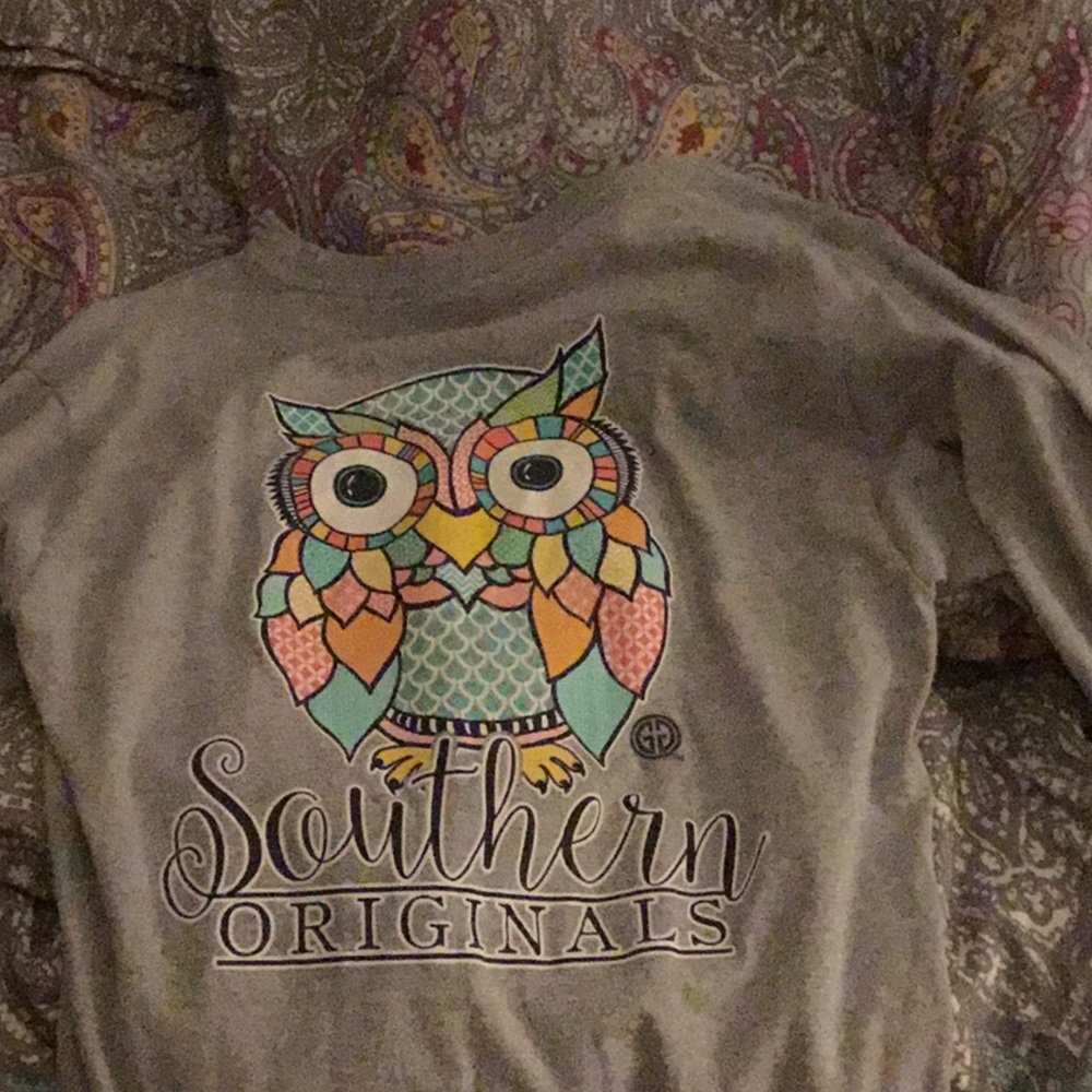 A long sleeve southern Original shirt.